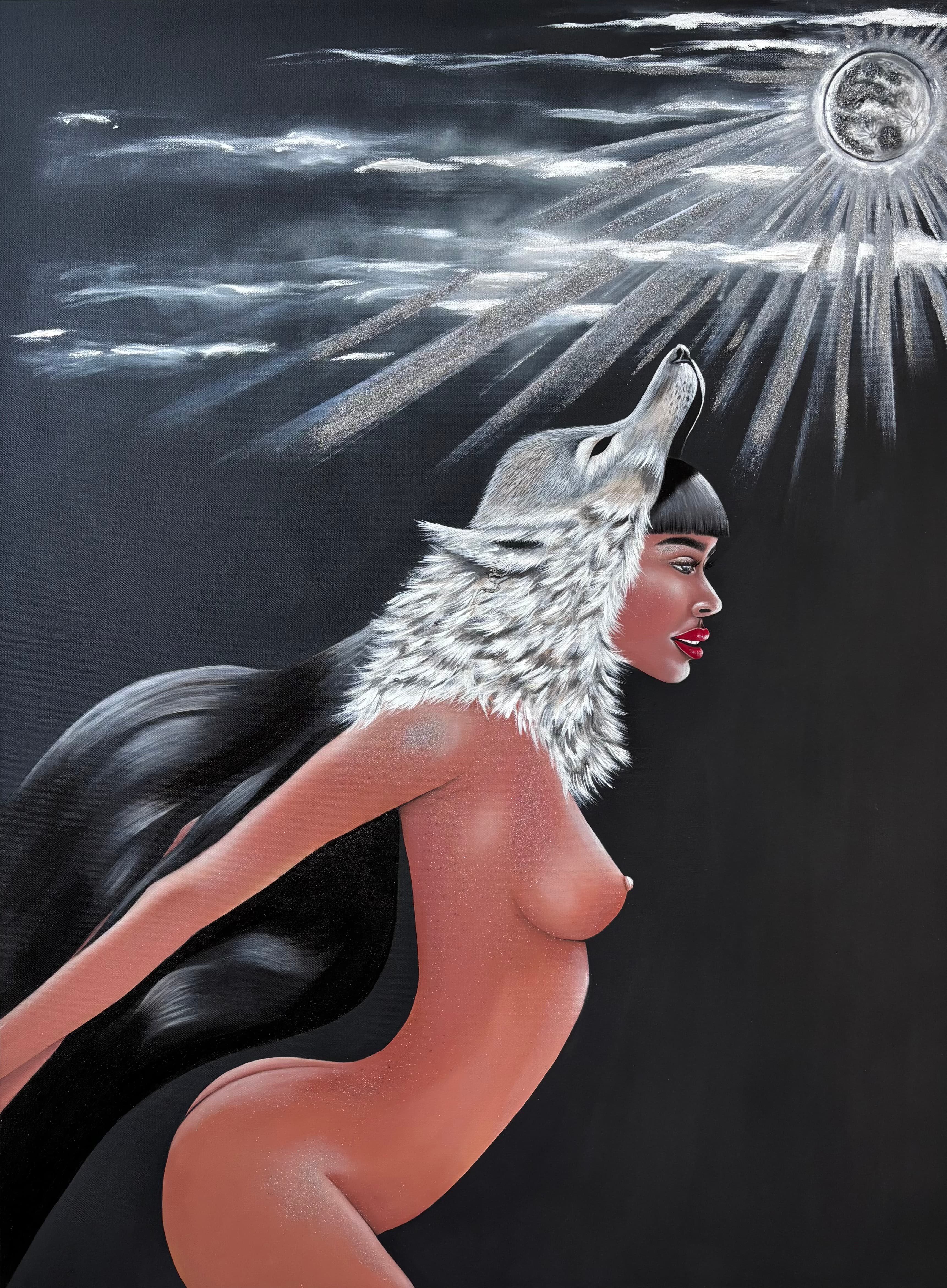 Celia Scorpios artwork Kaia conveying introspection